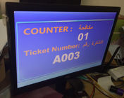 Подгонянная связанная проволокой цветом система покупки билетов очереди пункта обслуживания
