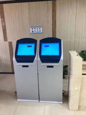 Банковское отделение 22 дюйма LCD дисплей Билетный киоск Электронная система управления очередью